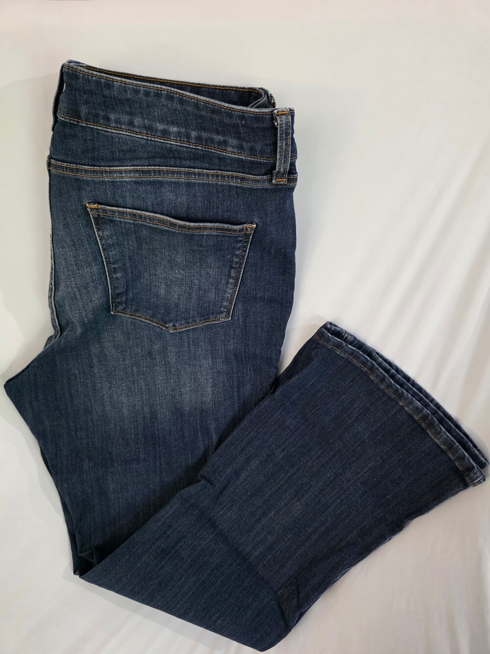 St. John's Bay Bootcut Leg Jeans Size 16 Dark Denim